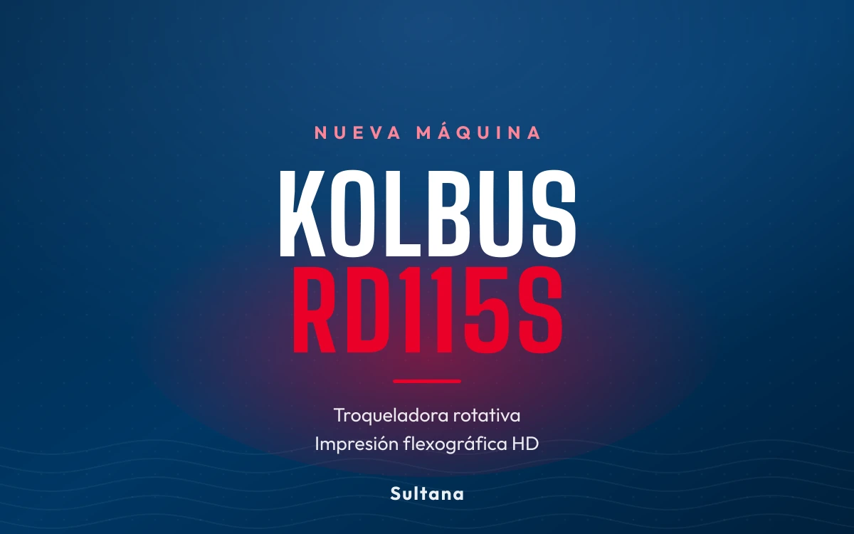 Nueva Kolbus RD115s: troqueladora rotativa con impresión flexográfica