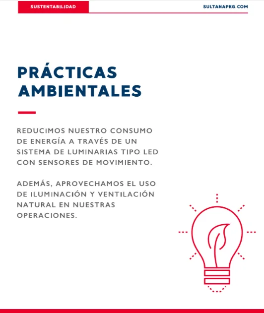 Prácticas ambientales: ahorro de energía con LED y ventilación natural